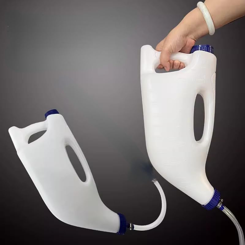 4L Portable Calf Milk Feeder,Calf Bottle,Calf Tube Feeder,Plastic Farm Animals Calf Feeding Water Milk Bottle