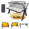 180W Radiant Chicken Coop Heater Energy-Efficient Winter Heating, Safer Alternative to Brooder Lamps, Heater with 2 Heating Plates for Chick Kitten Puppy Pets Animals - color: Black