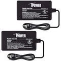 iPower 4x7 Inch Reptile Heat Pad Under Tank Heater, Energy-Efficient & Waterproof Design Terrarium Warmer Mat for Turtles, Lizards, Snakes, 2 Pack - size: 4 X 7 Inch, style: 2 Pack Heat Pad