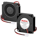 Wathai 4010 40mm Blower Fan 12v Centrifugal Fan for DIY 3D Printer Cool | 2pcs 12V Small DC Blower Fan 2pin for DIY Cooling - size: 40x10mm (12V Sleeve)