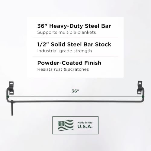Scenic Road 36" Fold Down Wall Mount Blanket Rack for Horse Stall (SR36) - size: 36-inch Fold Down