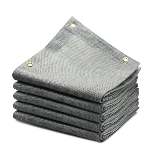 12x20 FT 90% Sun Shade Cloth, Pergola Shade Cover with Grommets, Gray | Blocks UV rays and reduces heat with breathable shade fabric for patios, pergolas, gardens and outdoor privacy