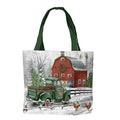 Briarwood Lane Tote Bags 14" x 15" x 7" 2022 Collection - color: Christmas Farm