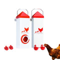 RentACoop High Rise 2 Gallon Chicken Waterer and 10lb Feeder Set