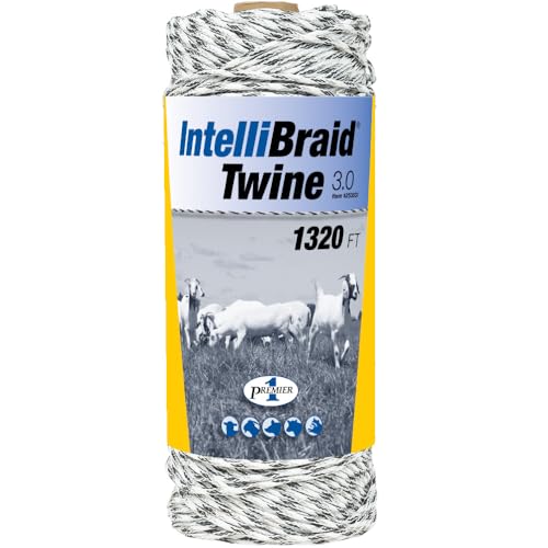 Premier 1 IntelliBraid® Twine PE 3.0 – 3mm, 1320 ft | 2 tinned copper + 4 SS filaments. 48Ω/1000ft. Thicker than standard twine for better visibility. Braided for flexibility. - size: 1320' Roll