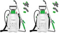 VIVOSUN 1 Gal/4L Pump Sprayer, Garden Water Sprayer for Plants, Weeds & Lawn Care, with 3 Nozzles, 50'' Long Hose & Pressure Relief Valve (Pack of 2) - size: 1.0 gal (Pack of 2)