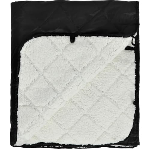 REDCAMP Large Camping Blanket with Sherpa Lining, White 79"x59" | Cold Weather Warm Thick Outdoor Blanket Comfy Foldable & Windproof for Camping Stadium,Car,Picnics,Pet,Trip,Machine Washable - color: 59"x 79" White