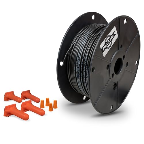 PetSafe Extra In-Ground Fence Boundary Wire, 16-Gauge Copper, 500 Ft Spool | Thicker 16-Gauge Wire for Longer Fence Life, Works with Any PetSafe In-Ground Fence, Covers up to 1/3 Acre, - size: 500 feet, style: 16 Gauge