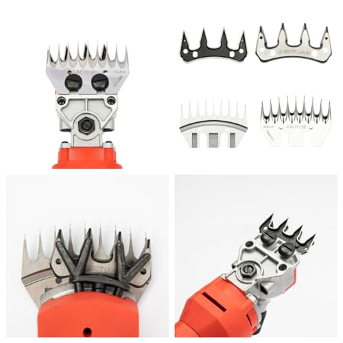 Sheep Shears,1200W Professional Electric Sheep Clipper, Farm Livestock Clippers Kit for Thick Coat Animals, Heavy Duty Electric Clippers for Sheep, Goats, Alpacas, Farm Life Grooming Kit
