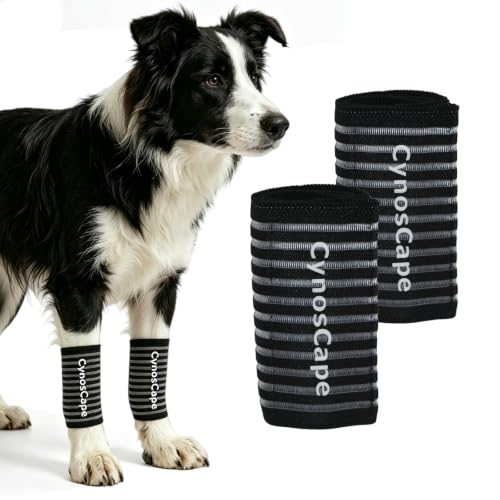 Dog Leg Brace – Front & Rear Leg Support with Compression Wrap for Canine Joint Stability - size: Medium-Upgrade