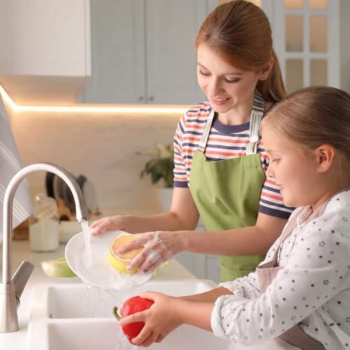 12 Pcs Lemon Printed Sponges Bulk Fruit Slices Dish Cleaning Sponges Household Non Scratch Reusable Absorbing Cleaning Scrub Tools for Washing Dishes, Cookware, Tubs, Sinks