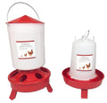 Hen's Choice™ Chick Feeder and Waterer Set, 6.5 lb Feeder, 1.5 L Waterer