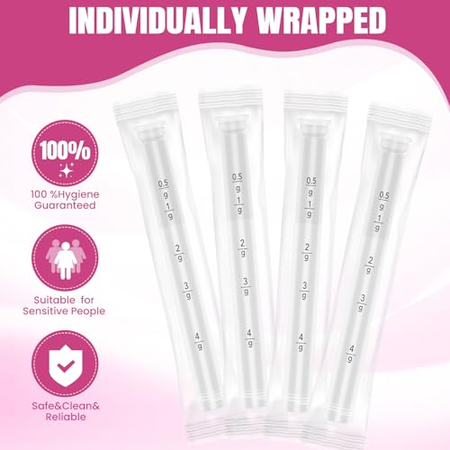 TENKAIWICK Vaginal Suppository Applicator 100Pk, Individually Wrapped, Soft Tip - style: 100 count (pack of 1)