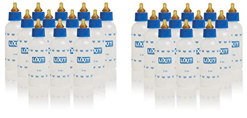 Lixit® 2 Ounce Nursing Bottle for Kittens Small Puppies, and Small Animals - Made in USA (24 Pack, 2 Ounce) - size: 1 Count (Pack of 24)