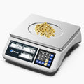 Counting Scale 88lb/40kg x 0.5g Industrial Scale lb/oz/g/kg Digital Parts Scale with Dual LCD Display, Rechargeable Inventory Scale for Small Parts Coins Pieces Tickets, Precision Gram Scale - style: 40kg x 0.5g with 3 Displays