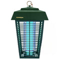 Flowtron Bug Zapper, 1.5 Acre Outdoor, Two 40W UV Bulb, 5600V Grid, Green | Protects yards and wooded areas - octenol lure attracts and helps eliminate mosquitoes, flies, and gnats - ETL certified - color: Green