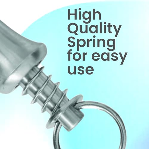 Brass Cattle Nose Pliers & Milk Control Clamp – Traction Tool for Lead, Ring Insertion, Show Use, Veterinary Care (Bull Nose Ring 5 Inches) - style: Bull Nose Ring 5 Inches