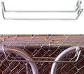 Old-School/Over Throw Wire Arm Top/Gate Latch Chain Link/Double Driveway | Fit for Residential Gate Frames Constructed of Either 1-1/8" OD/1-3/8" OD Tube, Overall Length 13.5", Rust-resistant, 1Pc - color: 1 Pc