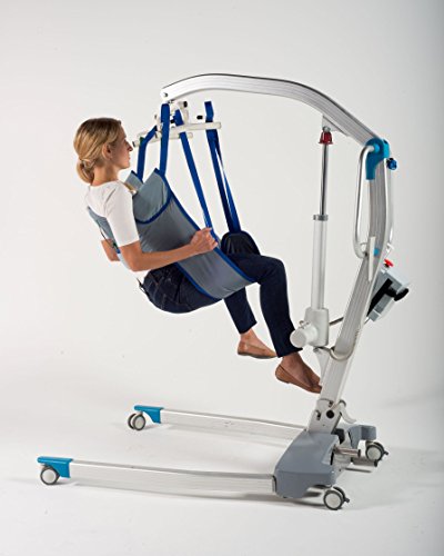 Patient Aid Toileting Sling for Hoyer Patient Lifts, Padded Hoyer Sling | 85-125 lb Capacity | Full-Body Hoist & Lower Back Support | With Lifting Straps For Toileting & Transfers - size: Small