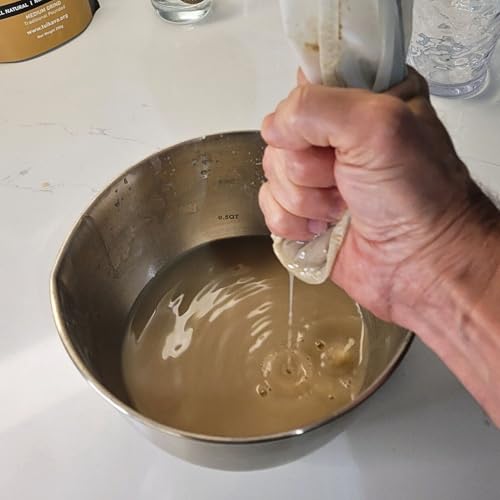 Traditional Kava Strainer Filter | 75 Micron Nylon Commercial Food Grade Quality | BPA-Free | Nut Milks | 10 x 12 inch | Draw string | Durable | Reusable | Environment friendly packaging
