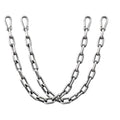 2 Pack Stainless Steel Gate Chain Lock, 5/32" x 28" Latch with Carabiners | Premium Gate Latch for Horse, Goat, Cattle, Pet & Outdoor Fence. Double End Carabiners for Secure & Easy Fasten