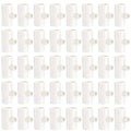 Hedume 40 Pack Chicken Waterer PVC Tee Fittings, PVC Tee Fittings for Threaded Poultry Nipples Chicken Water Drinker and Feeder Cups, Fully Automatic Poultry Waterers