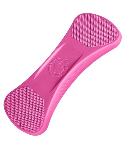 Horse Grooming Shedding Tool - Blade-Free Horses Brush for Grooming Kit Supplies, Pink - color: pink