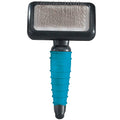 Master Grooming Tools Ergonomic Slicker Brushes — Molded Brushes for Grooming Dogs - Medium, 4" x 2½", Black - size: Medium