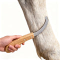 Bot Egg Knife for Horses, Precision Grooming for Bot Egg Removal Stainless Steel Blade with Wooden Handle Horse Equine Tack Care Farrier Tool