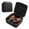 caseling Hard Tool Case Organizer for Hardware and Electronics | Hard EVA tool organizer case fits hardware and electronics up to 8.7 x 7.8 x 3.5 inches with zippered mesh accessory pocket