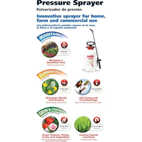 SOLO 430-2G 2-Gallon Handheld Sprayer with Viton® Seals in Key Locations