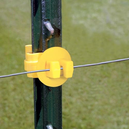 Zareba Standard Snug-Fitting T-Post Insulator - ITY-Z - 25 Pack - Use with Electric Fences - No Hardware Needed - Includes 25 (Pack of 10) - size: Pack of 10