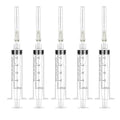 5 Pack 10ml Syringe, With 22G Needle, Dispensing Individually Wrapped
