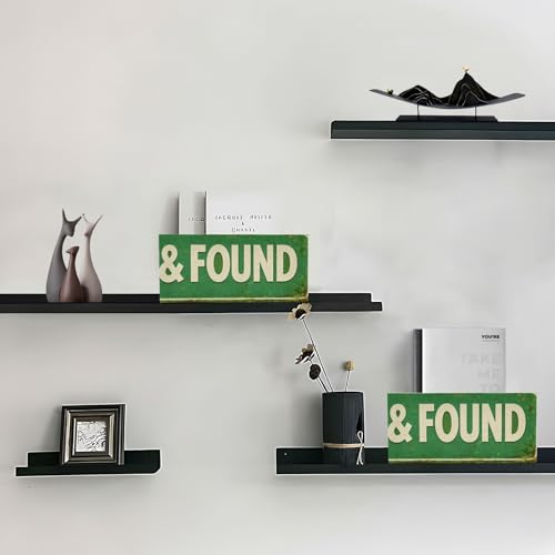 Storage Baskets Felt Foldable Storage Cube Shelf Bins Organizer Box for Kids Toys Magazine Books Clothes Office Bedroom Closet Babies Nursery organizing 2-Pack Lost and Found Vintage Rusty Metal Sign - color: Lost&Found