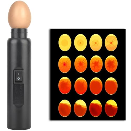 Milltrip LED Egg Candler Tester - Mini Light Tester | for Chicken/Duck/Bird Egg Fertility Testing & Hatching Monitoring, Ideal for Farmers, Schools, Science Projects