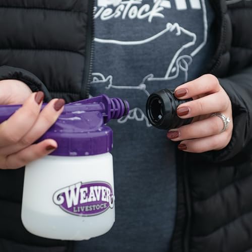 Weaver Livestock Mini Foamer for Cleaning Horses, Goats, Sheep, Swine or Dogs Includes Container with lid and Spray Nozzle with Easy On/Off