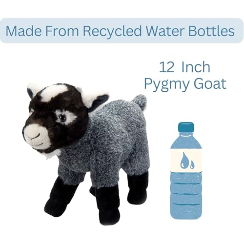 The Petting Zoo Pygmy Goat Stuffed Animal, Wild Onez, Kids Gifts, 12 in | Pygmy Goat Realistic by Zoologee. Great Toys for Girls and Boys. Plush Gifts for Kids