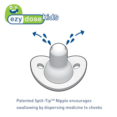 Ezy Dose Medicine Dispenser & Oral Syringe, Precise Dosing, 10 mL 2 TSP | Clear Measurement Markings Support Accurate Portions, Easy-To-Read Design for Convenient Use, Made in USA, BPA-Free - size: 10 mL + Silicone Spout
