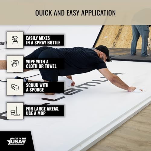 Dollamur Mat Attack! Wrestling Mat Cleaner, Rubber Floor Cleaner-Gallon | Use to clean, disinfect, and protect wrestling mats, rubber flooring, gym equipment, carpet, and other non-porous surfaces. - size: 128 Fl Oz (Pack of 1)