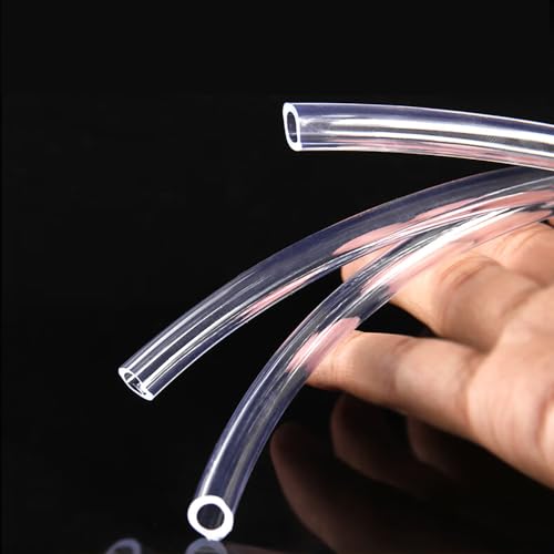 10 Feet PVC- 3/8" ID Clear Vinyl Tubing Food Grade Multipurpose Tube for Beer Line, Kegerator, Wine Making, Aquaponics, Air Hose - size: 3/8" ID, style: 10 Feet