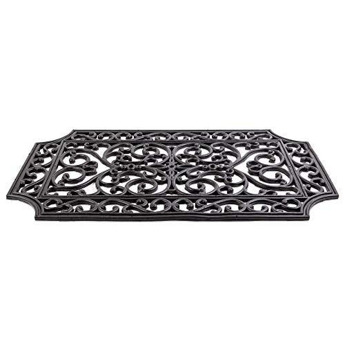 DII Rubber Doormats Collection All Weather, 18x30, French Quarter - color: French Quarter, size: 1'6" x 2'6" (Rectangular)