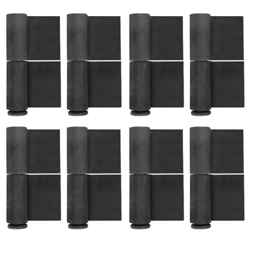 Heavy Duty Weld On Hinges 3-3/8" x 1-5/8" Weldable Lift Off Hinges Detachable Barrel Hinges for Trailer Ramp Doors Garage Metal Driveway Gate (2 PCS) - color: 2 PCS