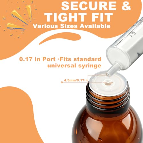 Medicine Bottle Adapter For 10ml Syringe - 15 Pieces 3 Sizes (5each size),Variety Kit Fits 0.55" & 0.7" & 0.86" Openings,Press-In Bottle Adapter for Oral Syringes,Fits 1ml, 3ml, 5ml & 10ml Oral Syringes(15) - size: 15 Pack