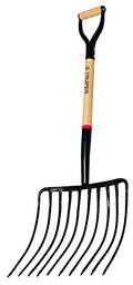 Truper 33570 Tru Pro Ensilage Fork, 10-Tine Forged, Steel D-Handle, 30-Inch,Brown/A - size: 30-Inch, style: Tru Pro - Ensilage Fork 10-Tine