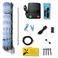42" x 164' Standard Electric Poultry Netting Kit with A/C Energizer (11/42/3) Electric Chicken Fence Kit for Backyards, Homesteads, and on Farms and Ranches - style: AC Energizer- N1500