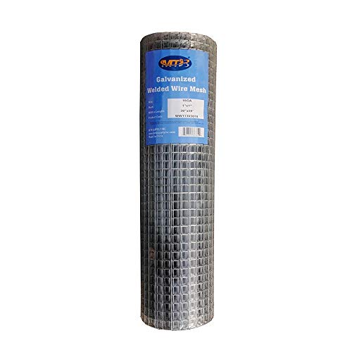 16GA Galvanized 36in x 50ft-1in x 1in Welded Wire Mesh Garden Economy Fence - size: 36"x50'-1"x1" 16GA Galvanized