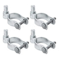 VIVIDA Chain Link Fence Gate Hinge, 1-5/8" Male Gate Post Hinge, 4 PCS | Chain Link Fence Hardware, Galvanized Steel, For 1-5/8" OD Post, Bolts & Nuts Included - size: 1-5/8" (4 PCS)