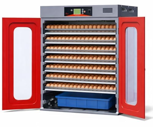 1000 Egg Commercial Cabinet Incubator with Auto Egg Turning, Precise Temperature & Humidity Control, Large Poultry Incubator for Chicken, Duck, Goose & Quail Eggs, Ideal for Large Farms