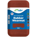 Playsafer Playground Safety Rubber Wearmat for Swingsets and Slides - 1" Thick X 24" W X 40" L (1 Pack, Red) - color: Red, size: 1 Pack (40" L x 24" W x 1" Thick)