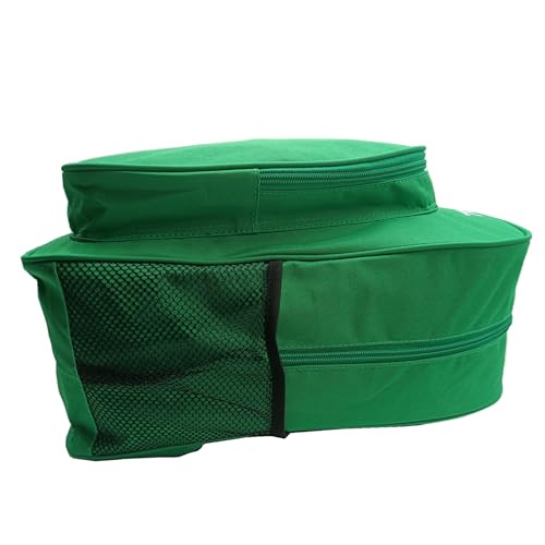 Red Emergency Bag First Aid Backpack Empty Medical First Aid Bag Treatment Trauma Bags for Camping Pet Dog Cat (Green White) - color: Green White